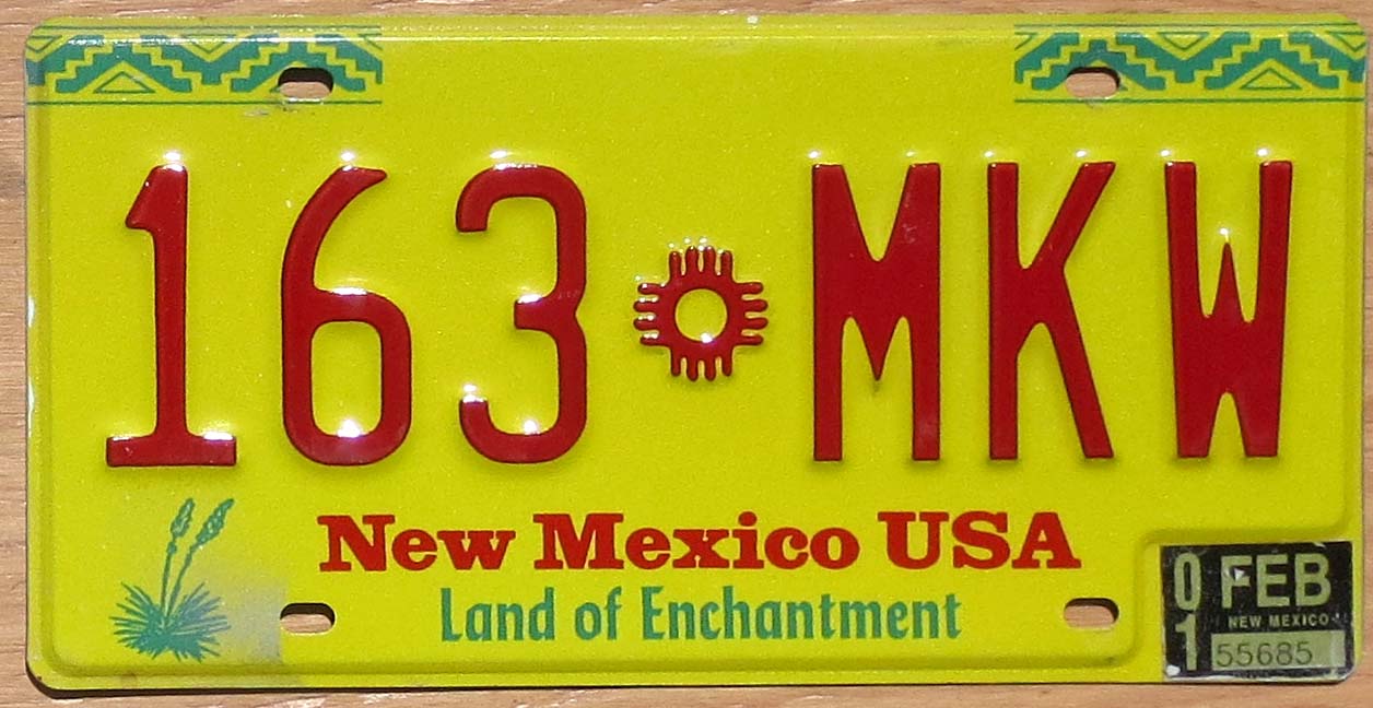 New Mexico Product Categories Automobile License Plate Store