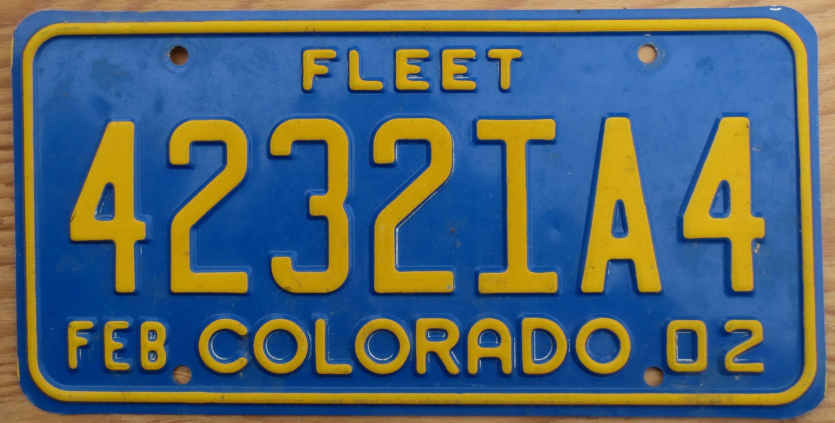 2002-colorado-fleet-vg-automobile-license-plate-store-collectible