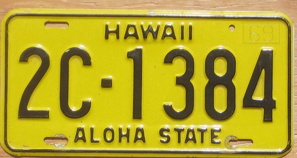 Hawaii Product categories Automobile License Plate Store