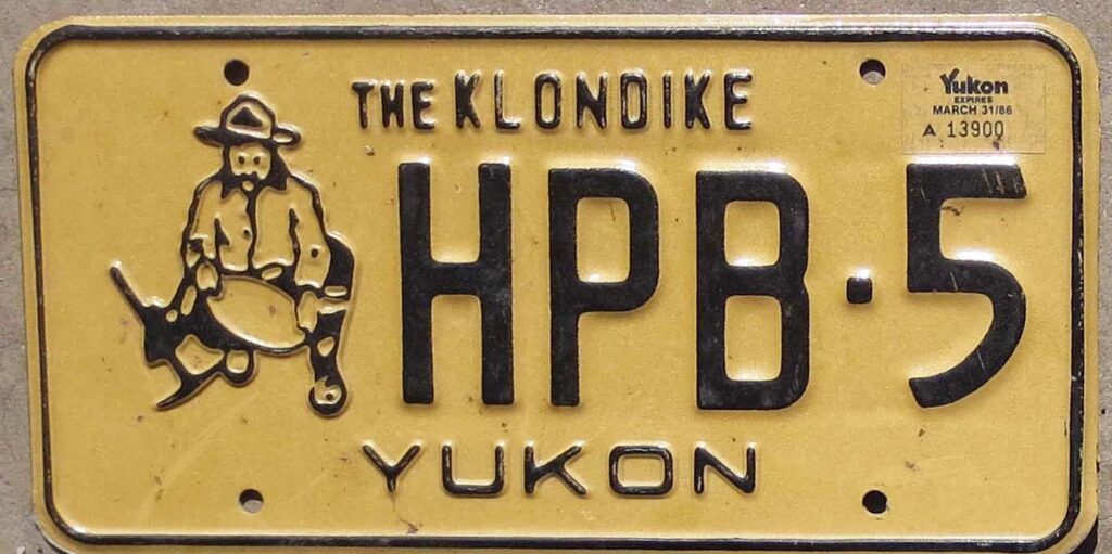 1986 Yukon exc - Automobile License Plate Store: Collectible License ...