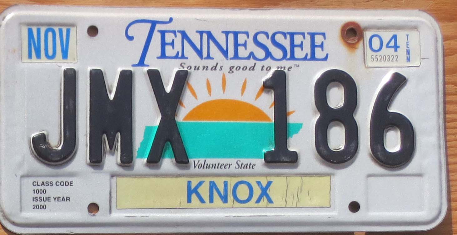 Tennessee Product Categories Automobile License Plate Store   Tn04 8 