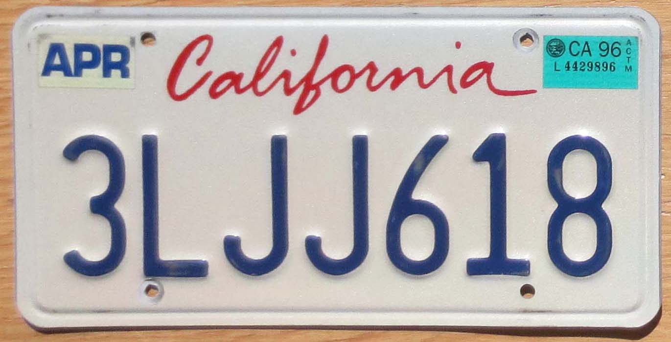 California | Product categories | Automobile License Plate Store ...