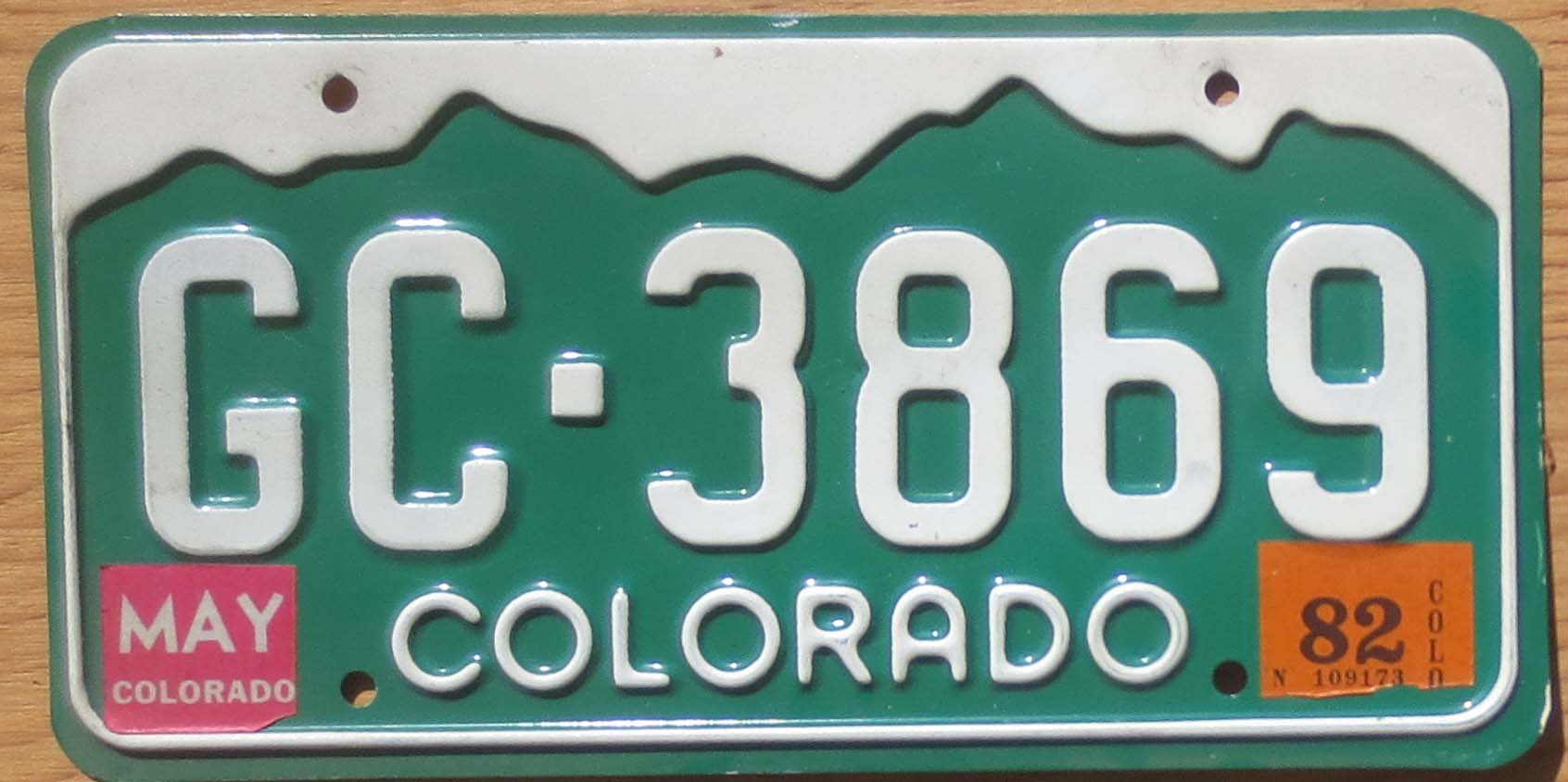 1982 Colorado exc- | Automobile License Plate Store: Collectible ...