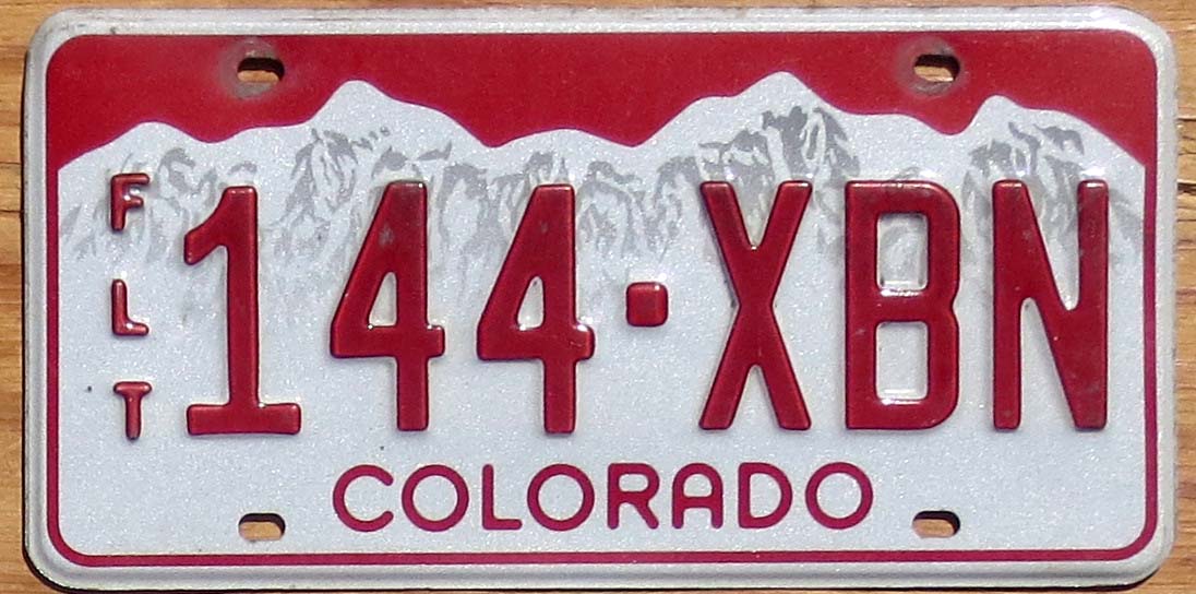 Colorado fleet vg | Automobile License Plate Store: Collectible License ...