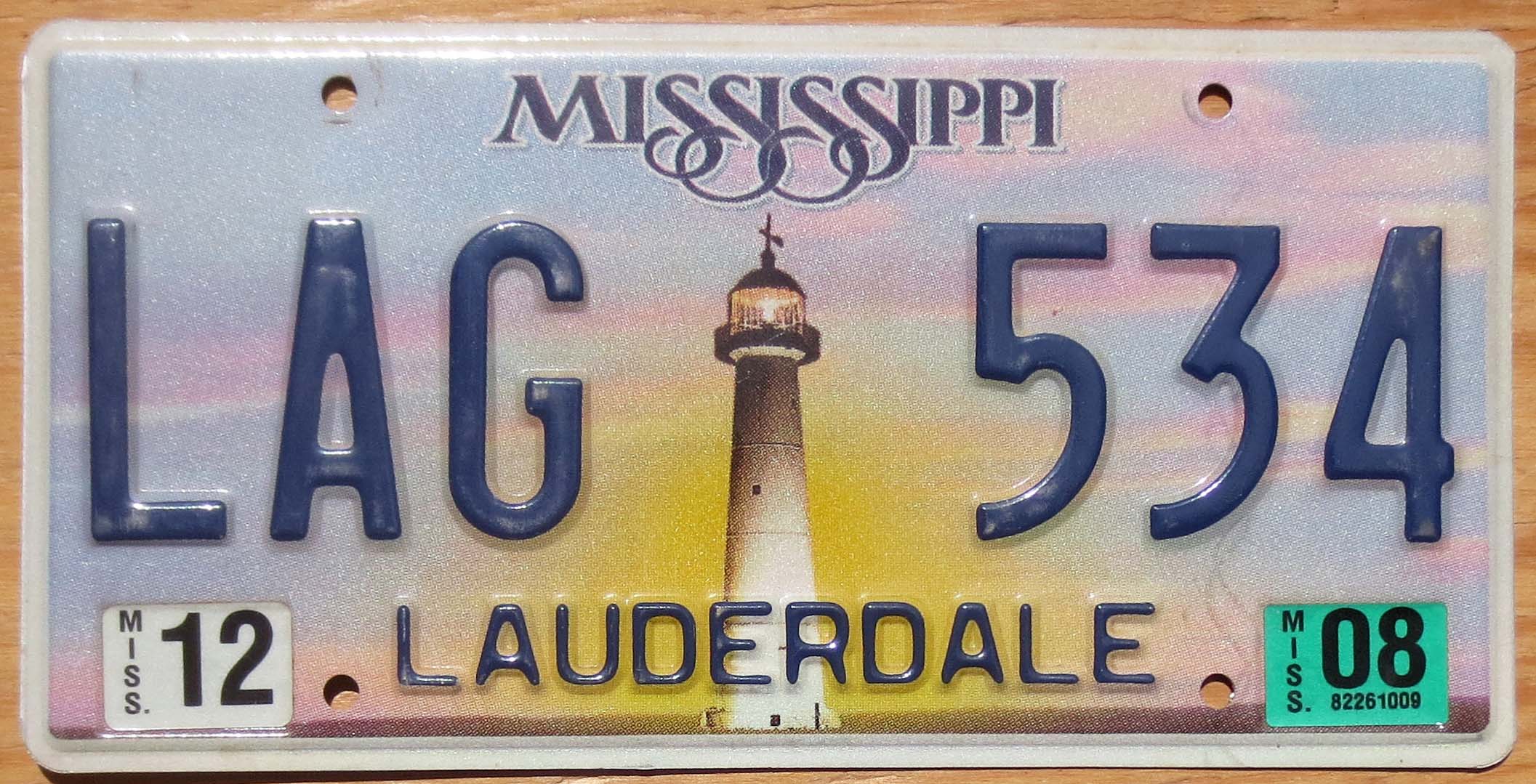 2008-mississippi-vg-automobile-license-plate-store-collectible