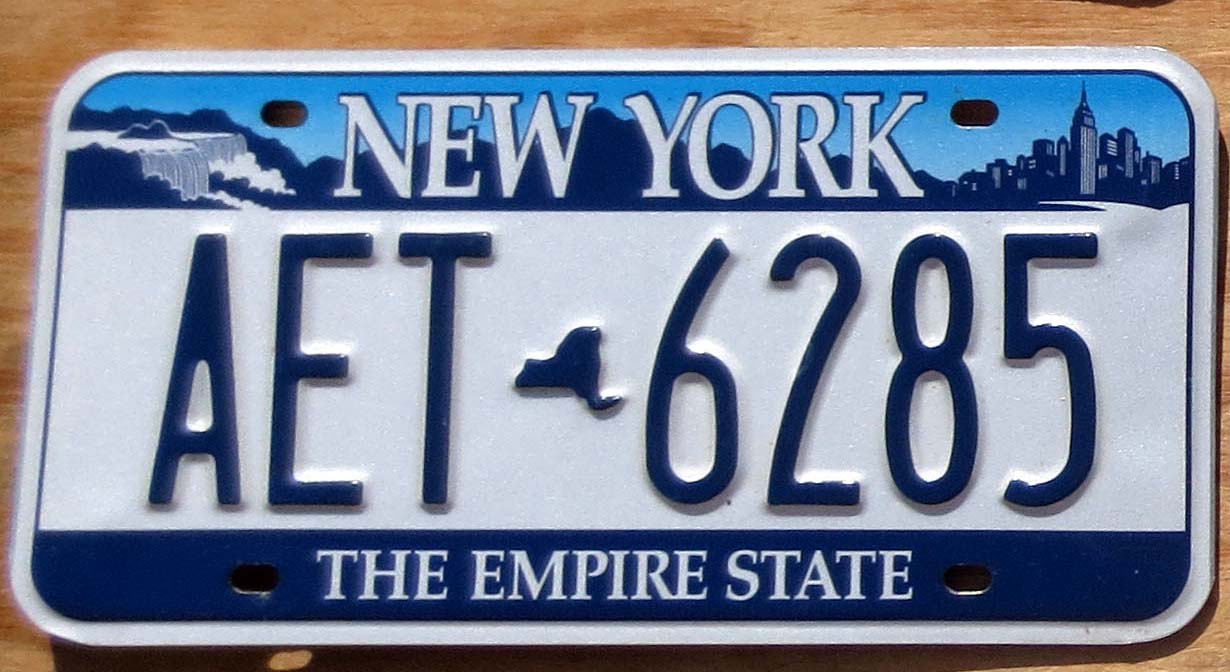 New York – Empire State base vg | Automobile License Plate Store ...