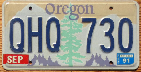 1991 Oregon Dead tree variety vg-ex