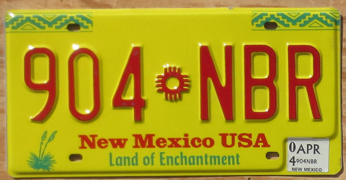 New Mexico | Product categories | Automobile License Plate Store ...