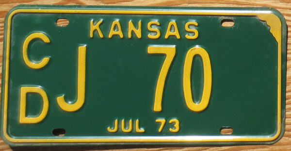 1973 Kansas vg-ex