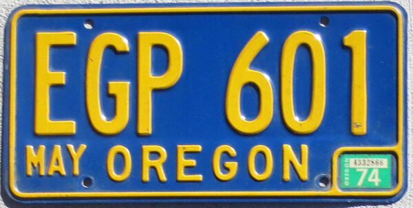 1974 Oregon vg