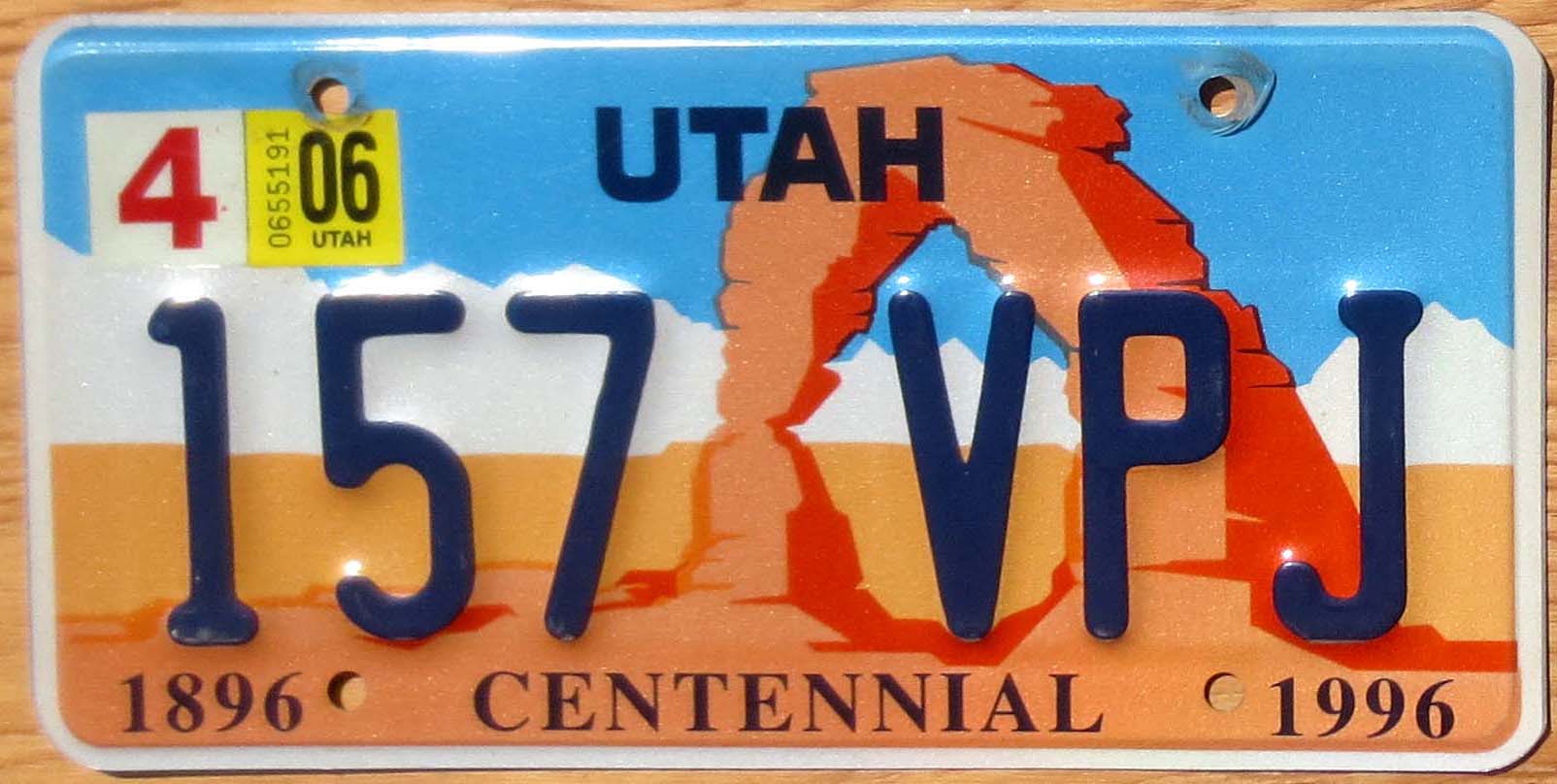 2006 Utah vg | Automobile License Plate Store: Collectible License