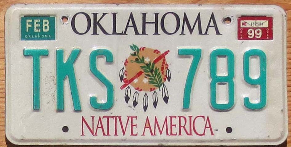 Oklahoma | Product categories | Automobile License Plate Store ...