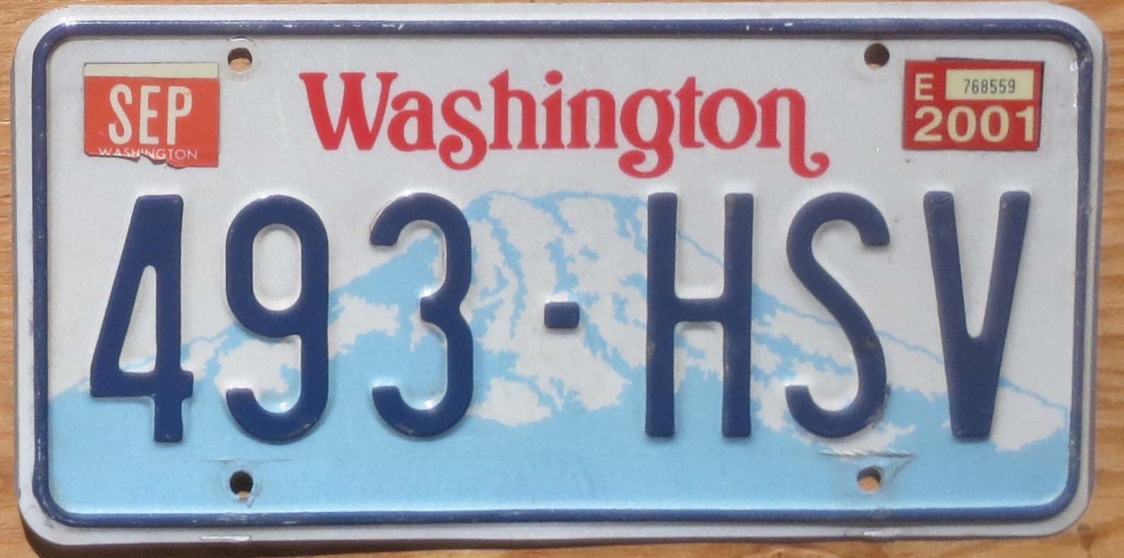 Washington | Product categories | Automobile License Plate Store ...