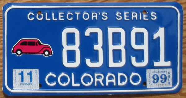 1999 Colorado collector's series nearly mint