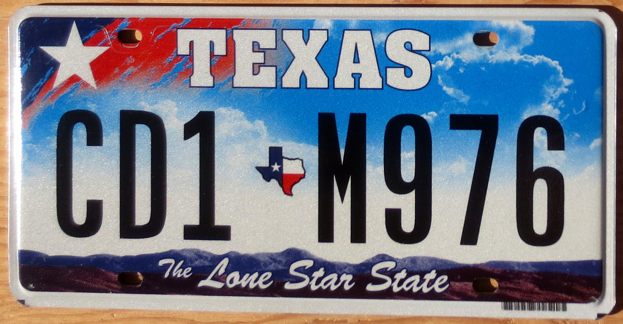 2012 base Texas vg+ (colorful base) Automobile License Plate Store