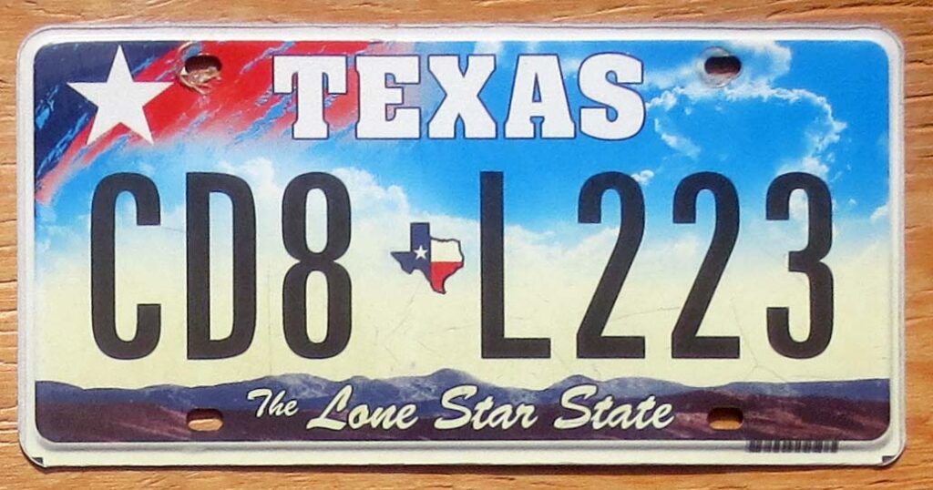 Texas | Product categories | Automobile License Plate Store ...