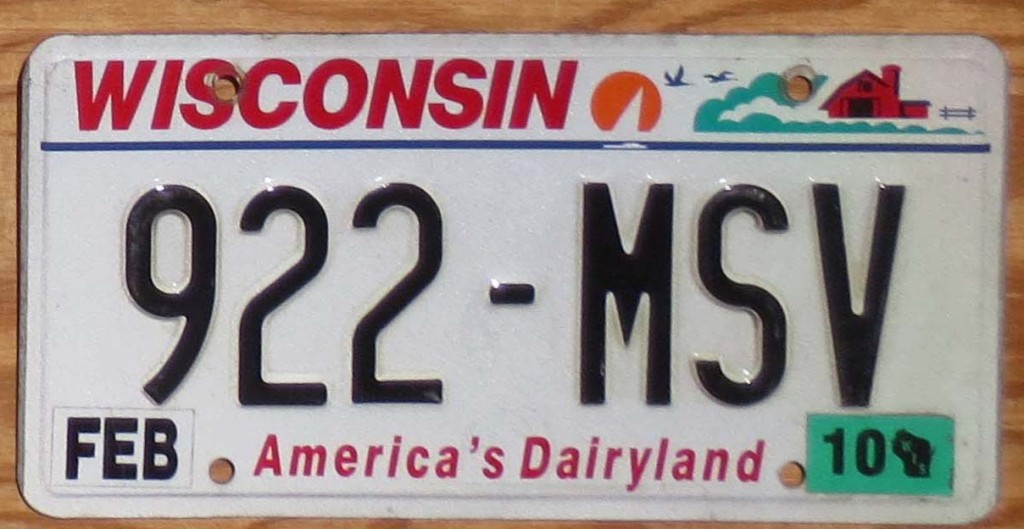 Wisconsin Product categories Automobile License Plate Store