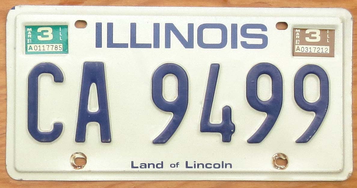 Illinois Product categories Automobile License Plate Store