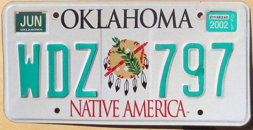 2002 Oklahoma vg - Automobile License Plate Store: Collectible License ...