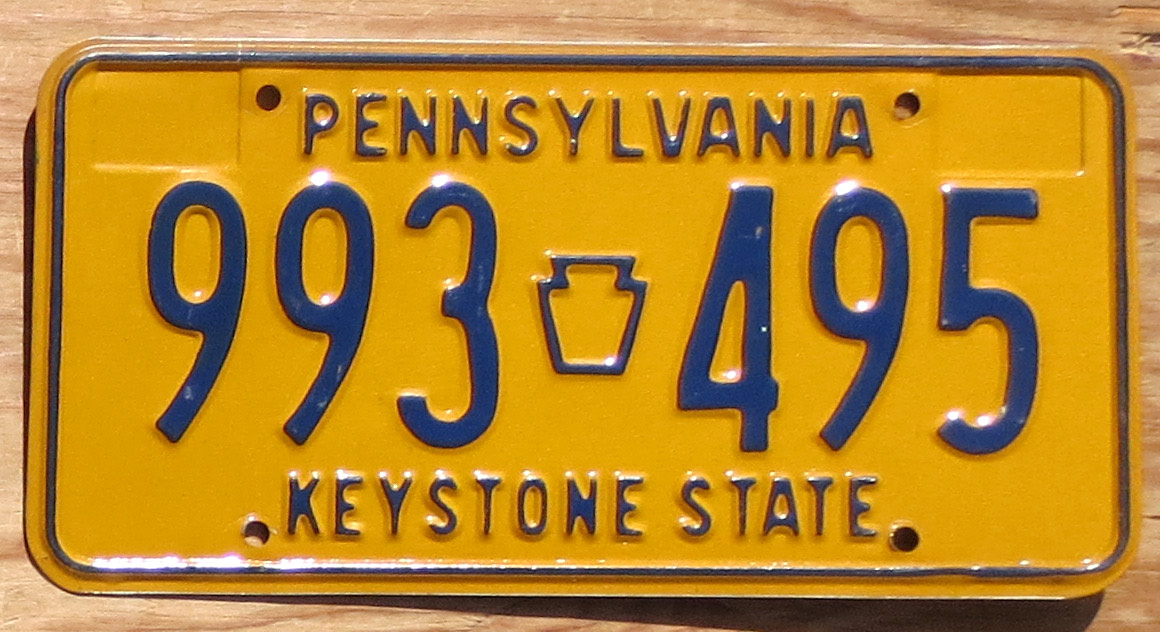 1977 Pennsylvania exc- | Automobile License Plate Store: Collectible ...