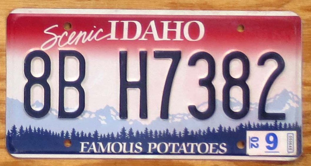 Idaho | Product categories | Automobile License Plate Store ...