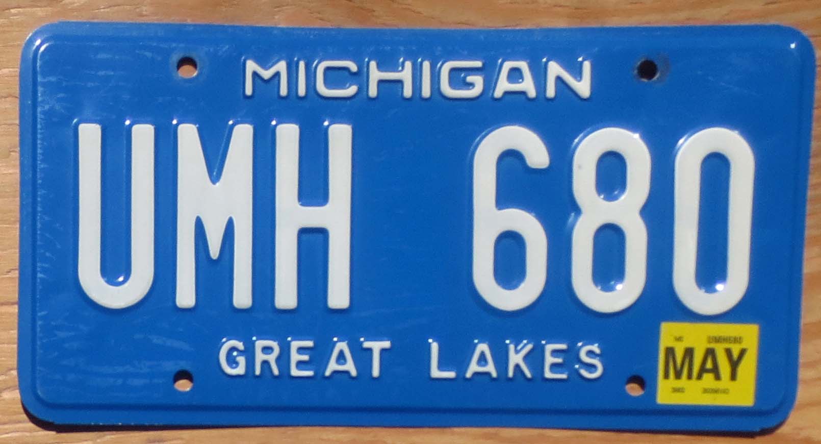 2002 Michigan vg+ | Automobile License Plate Store: Collectible License ...