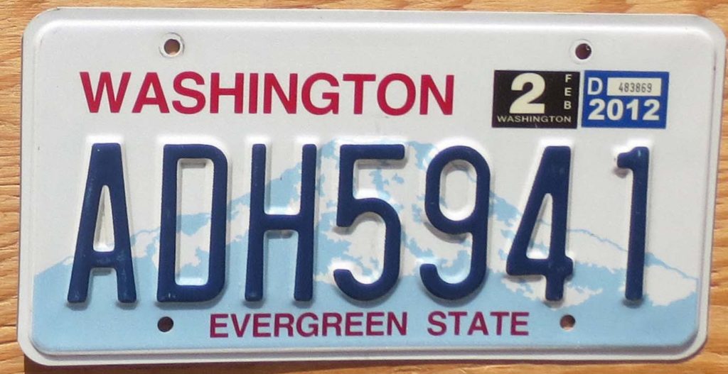 Washington Archives - Automobile License Plate Store: Collectible ...