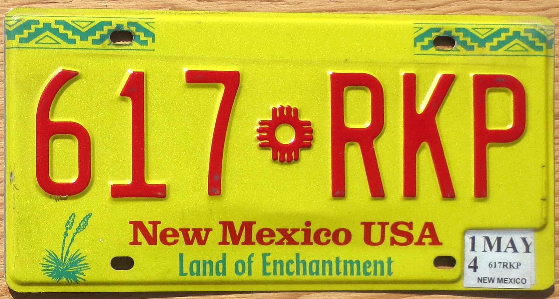 2014 New Mexico vg-ex | Automobile License Plate Store: Collectible ...