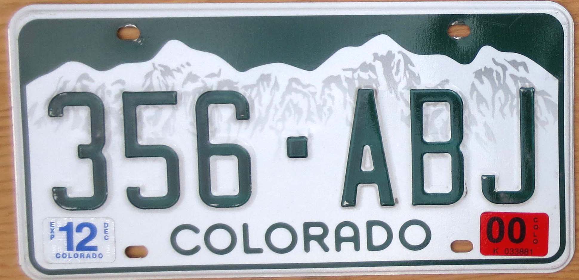 Colorado Product categories Automobile License Plate Store