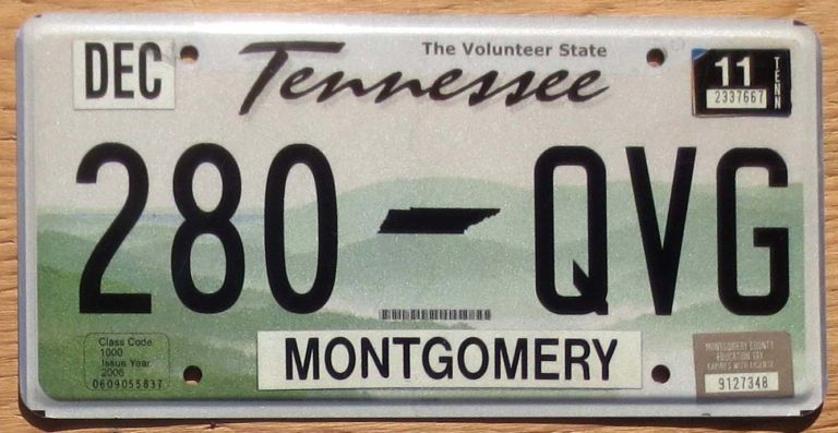 Tennessee Product Categories Automobile License Plate Store   Tn11 1 768x397 