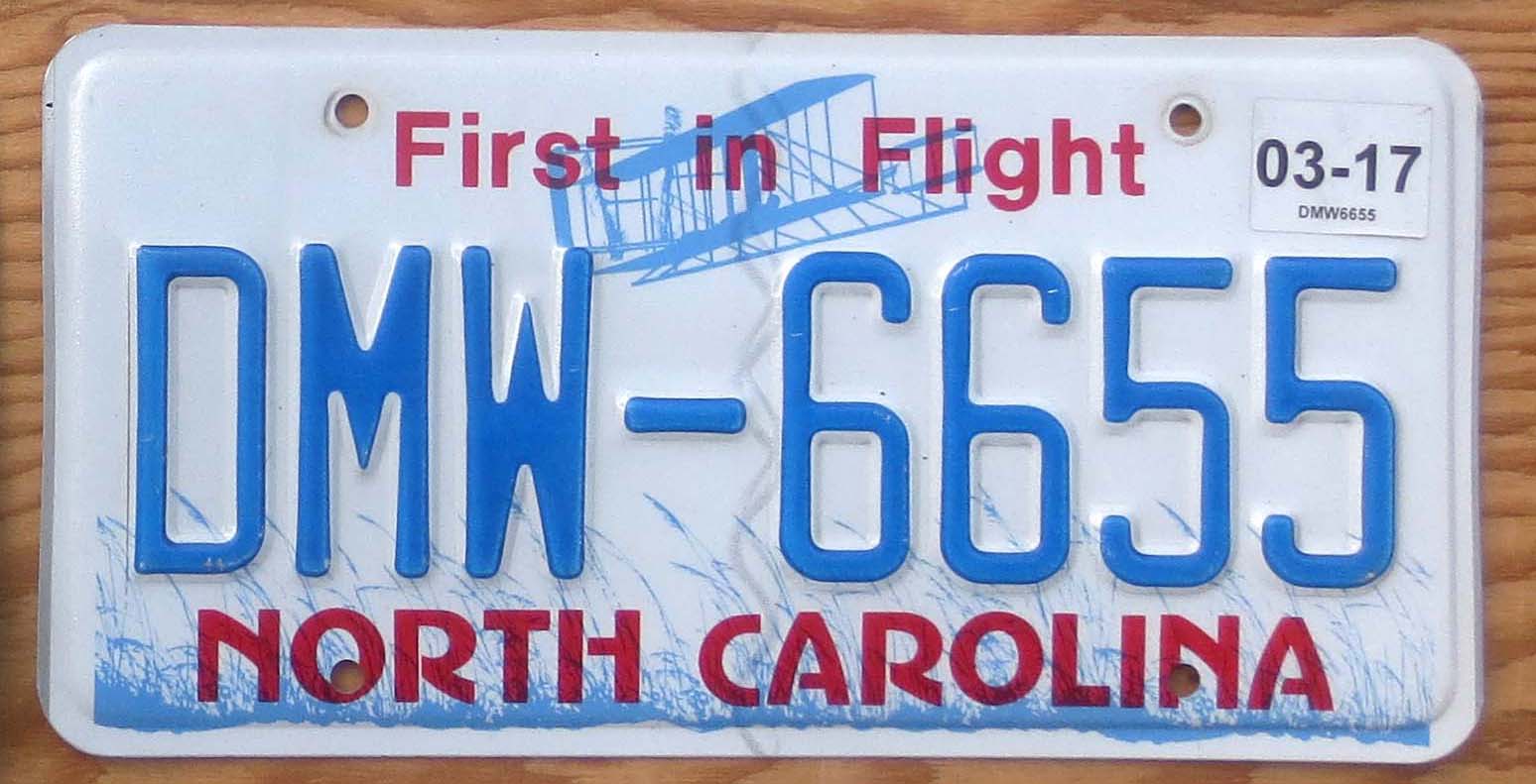 North Carolina Product categories Automobile License Plate Store