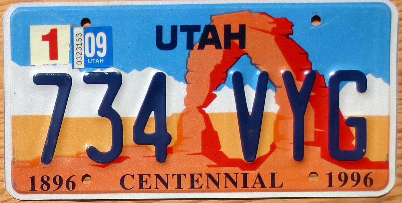 2009 Utah Older Style Arch Vg