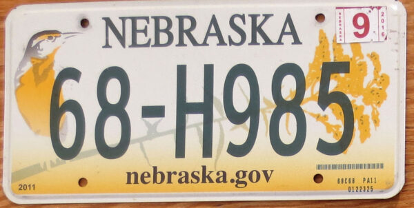 2016 Nebraska vg-