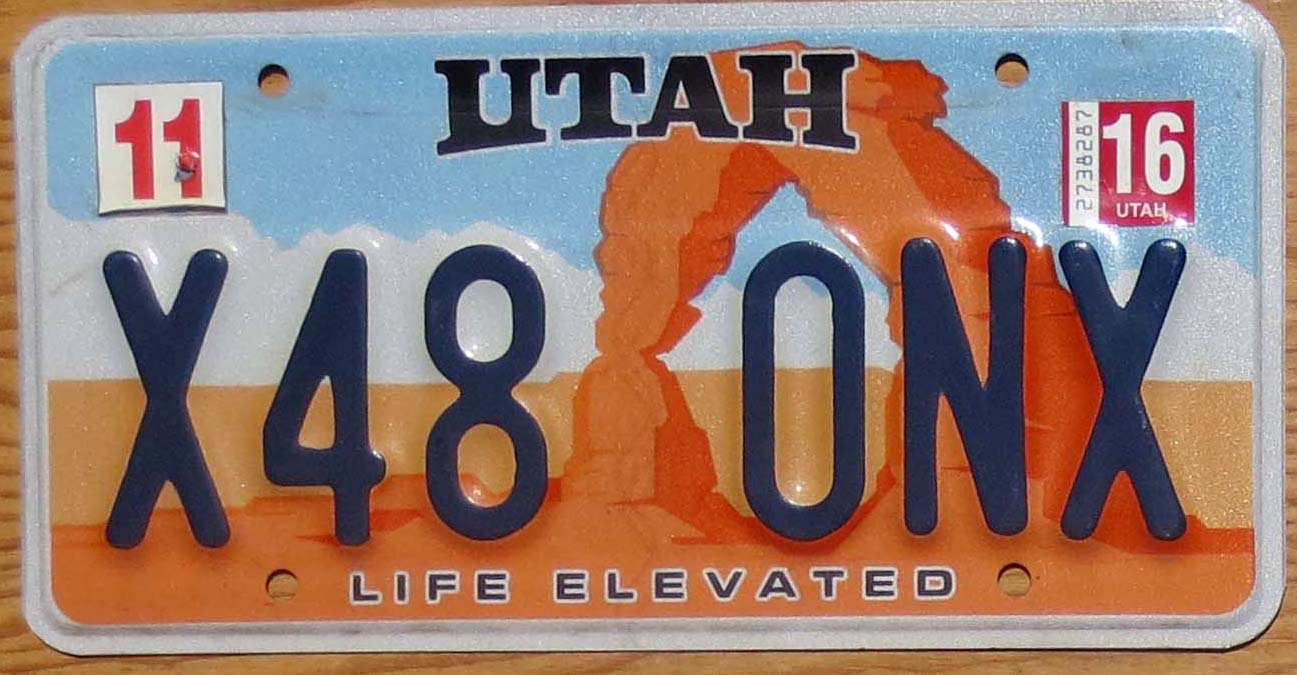 2016 Utah Arch Vg Automobile License Plate Store Collectible License Plates For Less