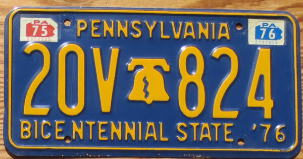 1976 Pennsylvania vg