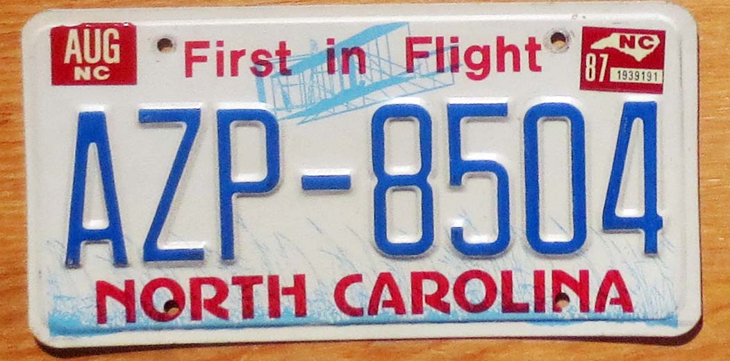 North Carolina | Product categories | Automobile License Plate Store ...