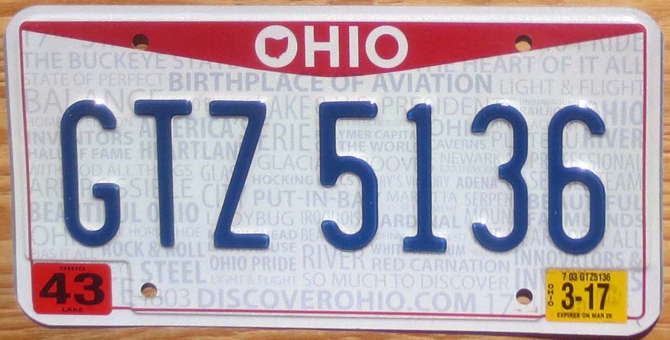 Ohio Product Categories Automobile License Plate Store Collectible License Plates For Less 4349