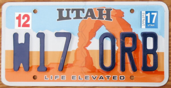 2017 Utah arch vg+