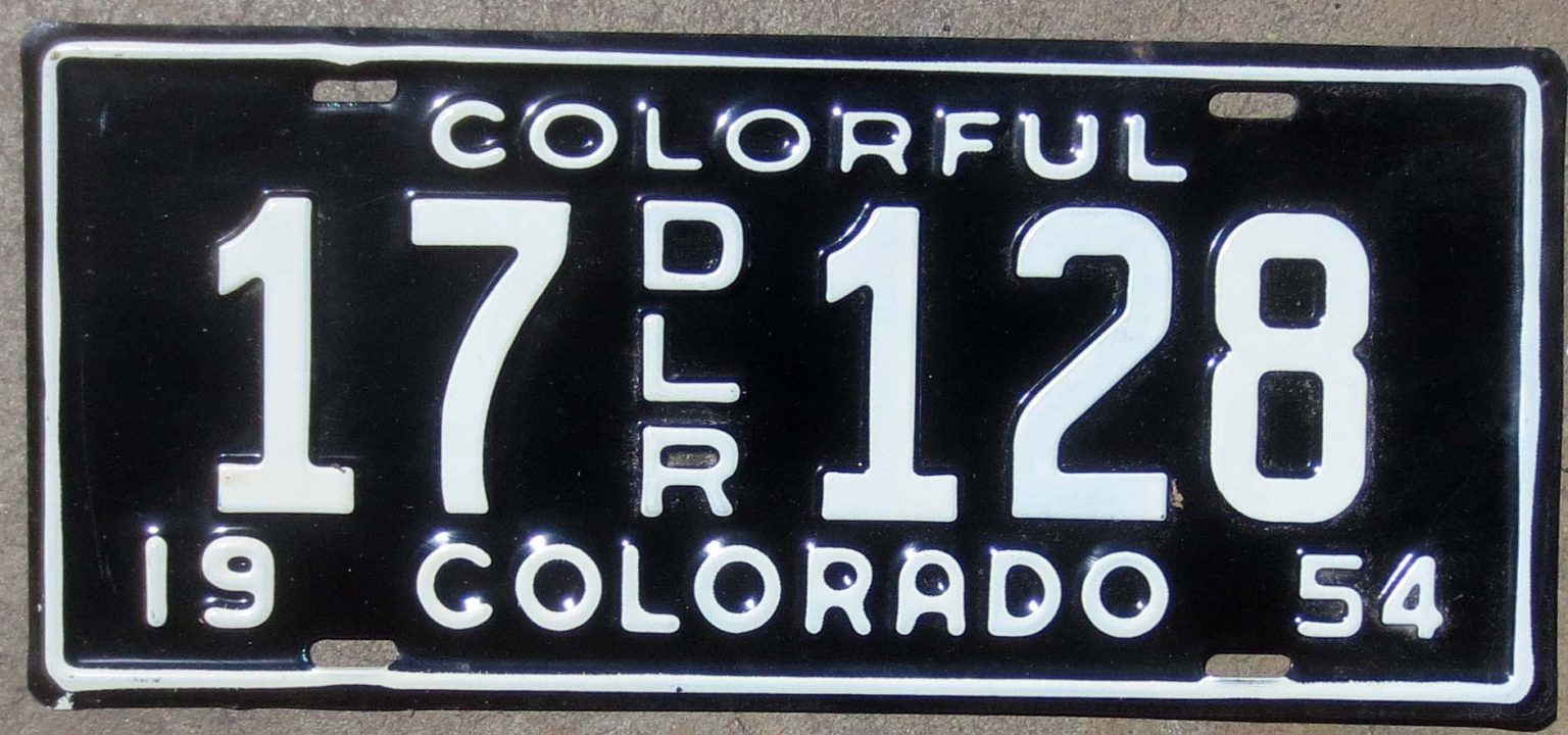 Colorado Product categories Automobile License Plate Store