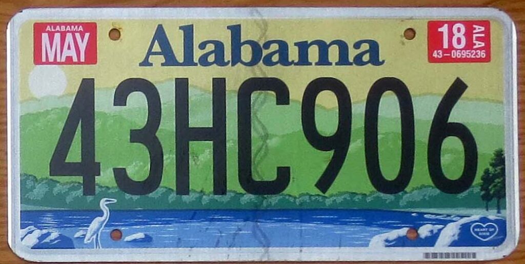 Alabama | Product categories | Automobile License Plate Store ...