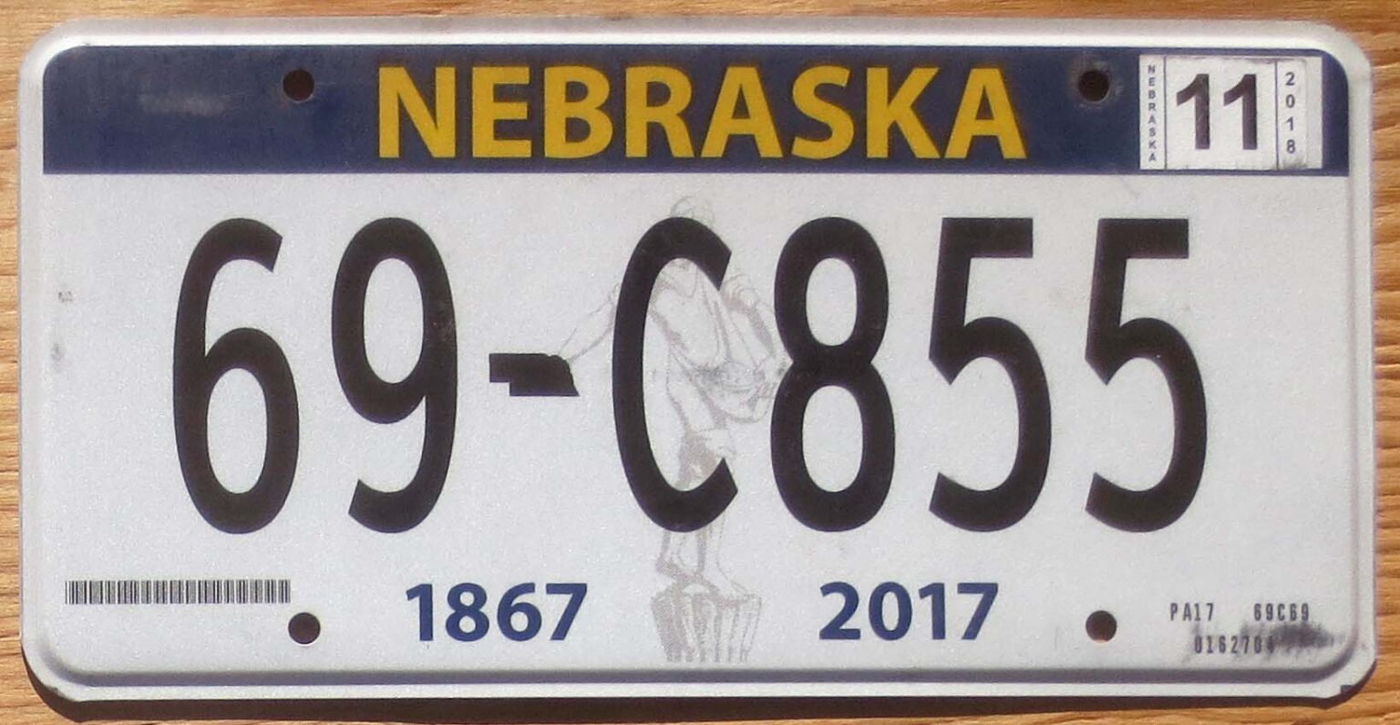 Nebraska Product categories Automobile License Plate Store