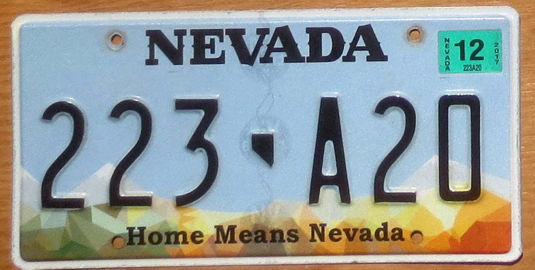 Nevada | Product categories | Automobile License Plate Store ...