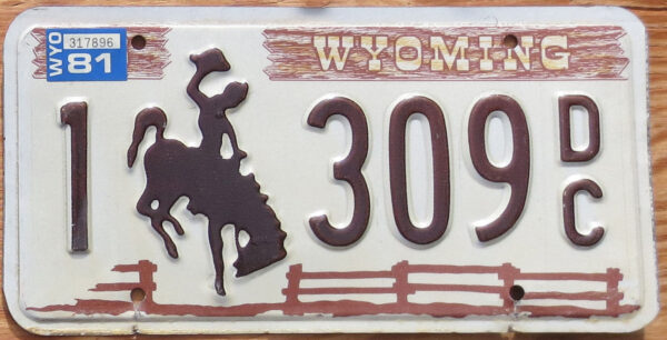 1981 Wyoming vg-