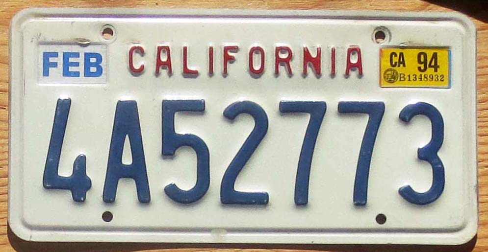 California | Product categories | Automobile License Plate Store ...