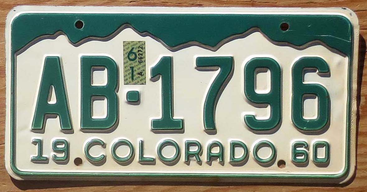 Colorado | Product categories | Automobile License Plate Store ...