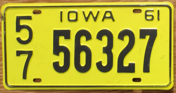 1961 Iowa vg-ex