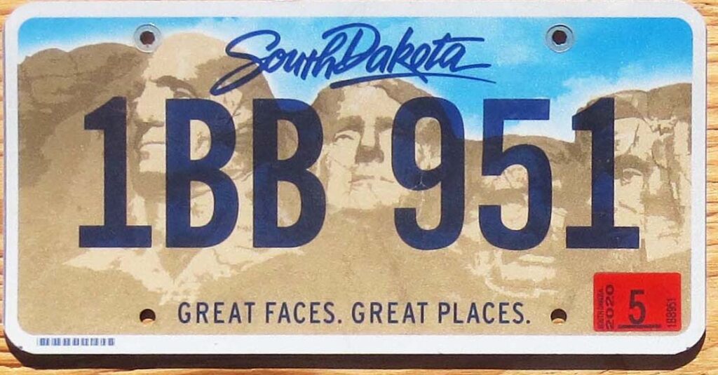 2020 South Dakota Vg Automobile License Plate Store Collectible   Sd20 1024x535 