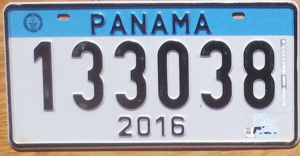 2016 Panama nearly mint - Automobile License Plate Store: Collectible ...