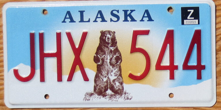 Alaska - Z new base vg+ - Automobile License Plate Store: Collectible ...