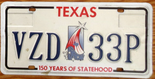 Texas sesquicentennial vg